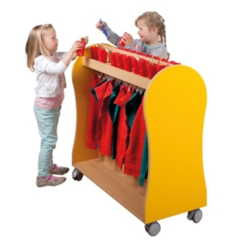 Handtuch- & Zahnputzwagen für Krippe und Kindergarten