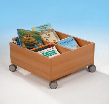 Bücher- und Spiele-Rollkiste für den Kindergarten
