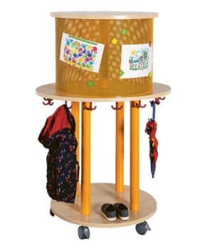Preview: Kindergarten Taschenkreisel, Taschenwagen und Litfaßsäule in Einem