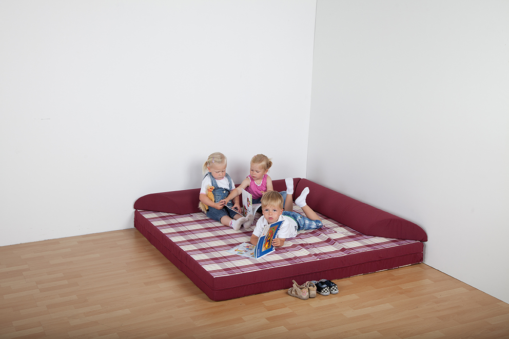 Kindergarten Kuschelecke, Quadratische Kuschel-Ecke für Krippe, Kita