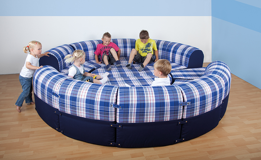 Kuschelrondell (14 Teilig), Kindergarten Kuschelecke für Krippe, Kita
